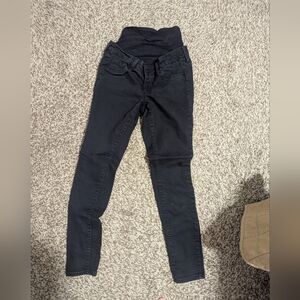 Black Maternity Jeans, Size 2